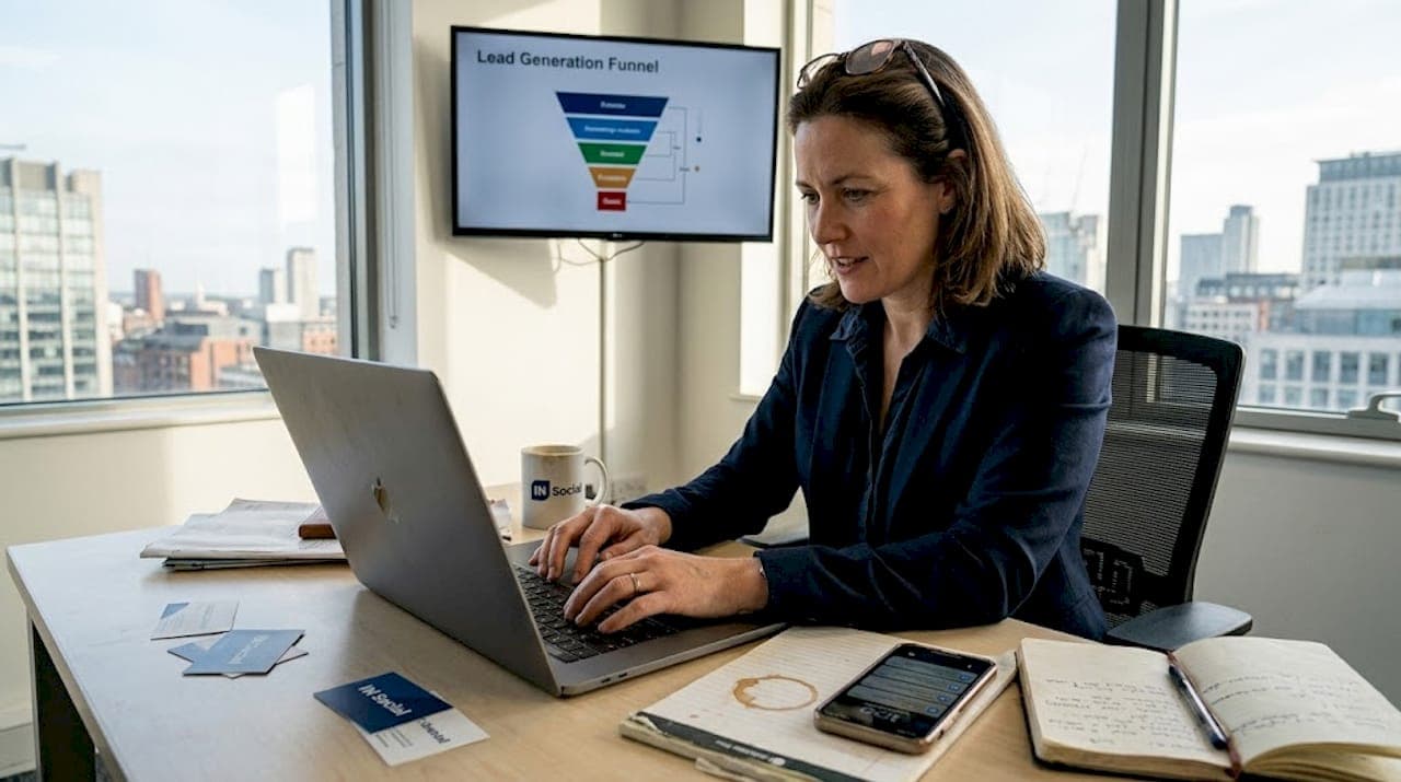 LinkedIn sales funnel for B2B lead generation: 8x results